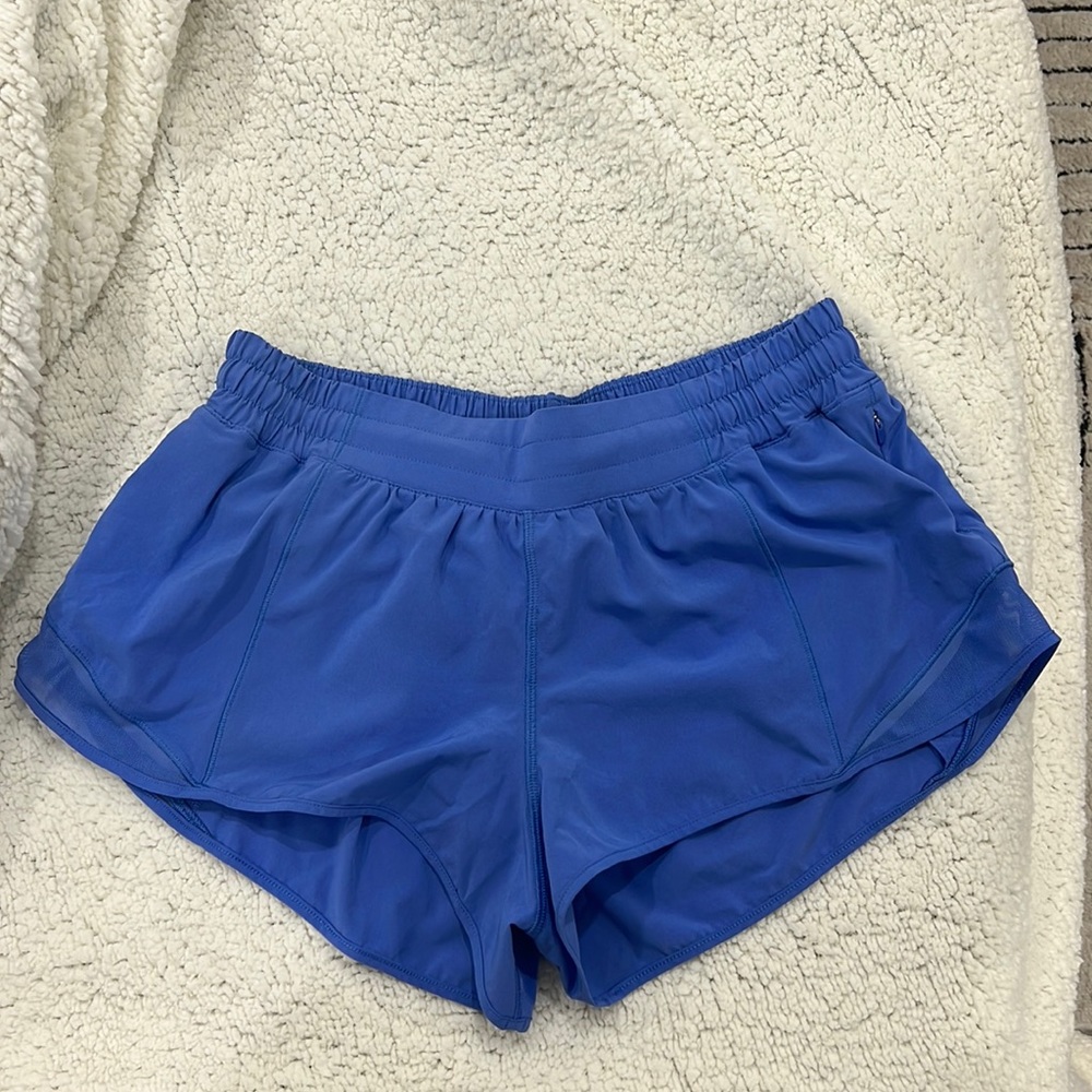 Size 10 Lululemon 2.5” inseam hotty hot